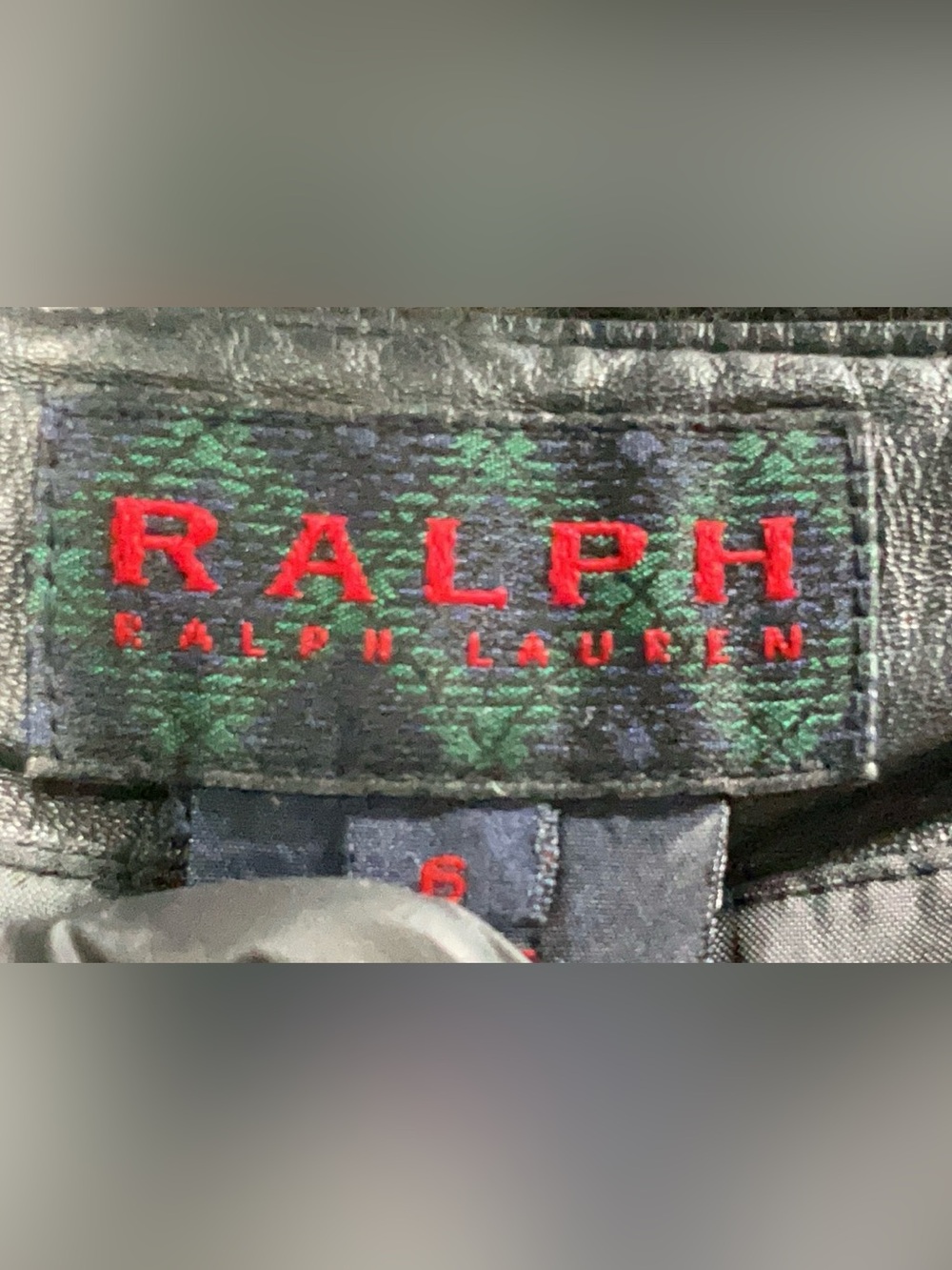 Vintage Y2K Ralph Lauren Black Leather Pants Flare Lace Up Corset Mid Rise 6 32” - Picture 9 of 13